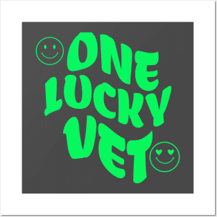 One Lucky Vet St Patrick's Day Posters and Art